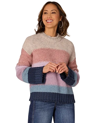 Democracy Women's Multicolored Stripe Sweater