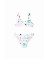 Desigual Girls s Geometric strap bikini