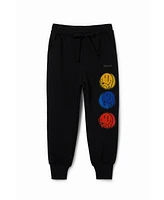 Desigual Boys Boys's Smiley Originals jogger trousers