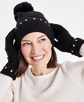 I.n.c. International Concepts Women's Studded Beanie, Created for Macy's