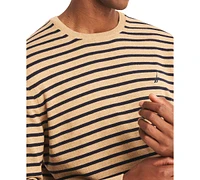 Nautica Men's Navtech Classic-Fit Stripe Crewneck Sweater