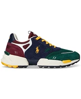 Polo Ralph Lauren Men's Jogger Suede & Mesh Sneaker