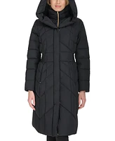 Cole Haan Women's Bibbed Hooded Puffer Coat