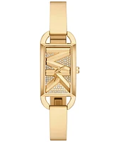 Michael Kors Women's Mk Empire Three-Hand Gold-Tone Stainless Steel Watch 22mm