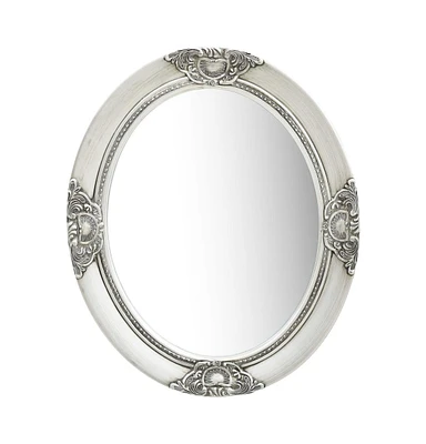 vidaXL Wall Mirror Baroque Style 19.7"x23.6" Silver