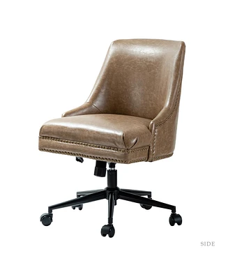 Hulala Home Modern Sonia Task Chair with Nailhead