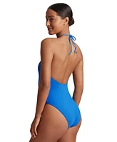 Lauren Ralph Women's Macrame-Ring One Piece Swimsuit