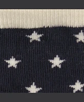 Hudson Baby Boys Cotton Rich Newborn and Terry Socks, Stars, 0-6 Months