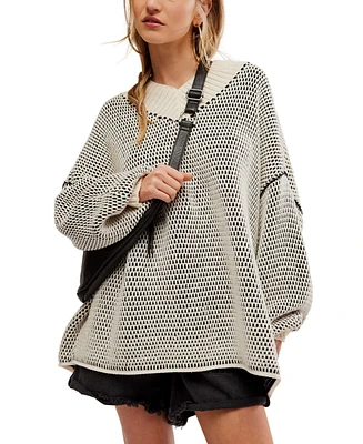 Free People Women's Maisie Two-Tone Sweater