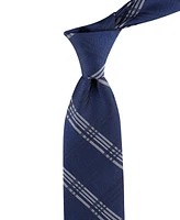 Calvin Klein Men's Herringbone Windowpane Tie