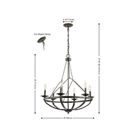 Safavieh Fraser 6 Light Chandelier