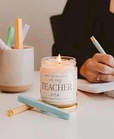 Sweet Water Decor In My Teacher Era Soy Candle - Clear Jar - 9 oz