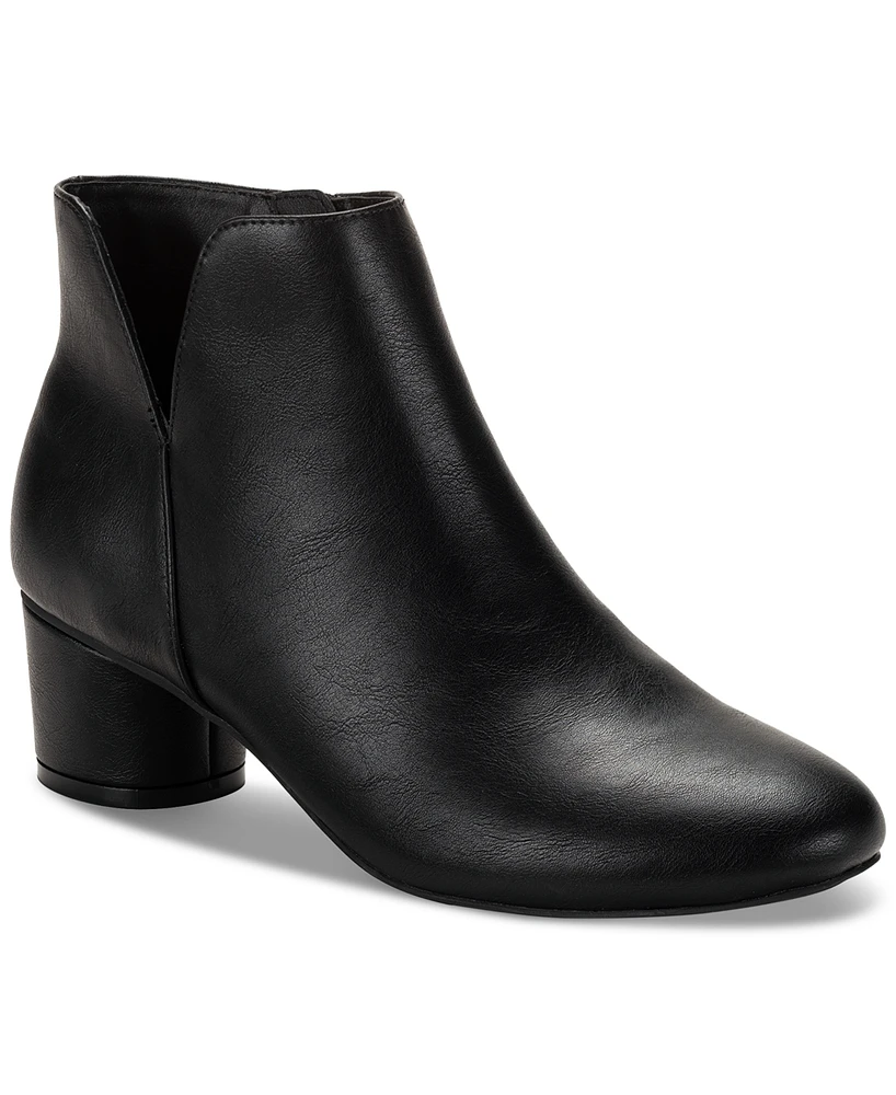 Style & Co Women's Aislaa Block Heel Ankle Booties, Created for Macy's