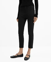 Mango Women's Crop Skinny Pants