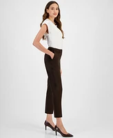 Tahari Asl Women's Mid-Rise Ankle Pants