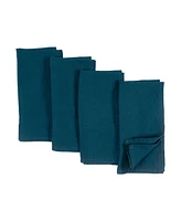 Kaf Home Verona Stonewashed Linen Napkins, Set of 4