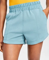 And Now This Women's High Rise Pull-On Scuba Shorts, Created for Macy's