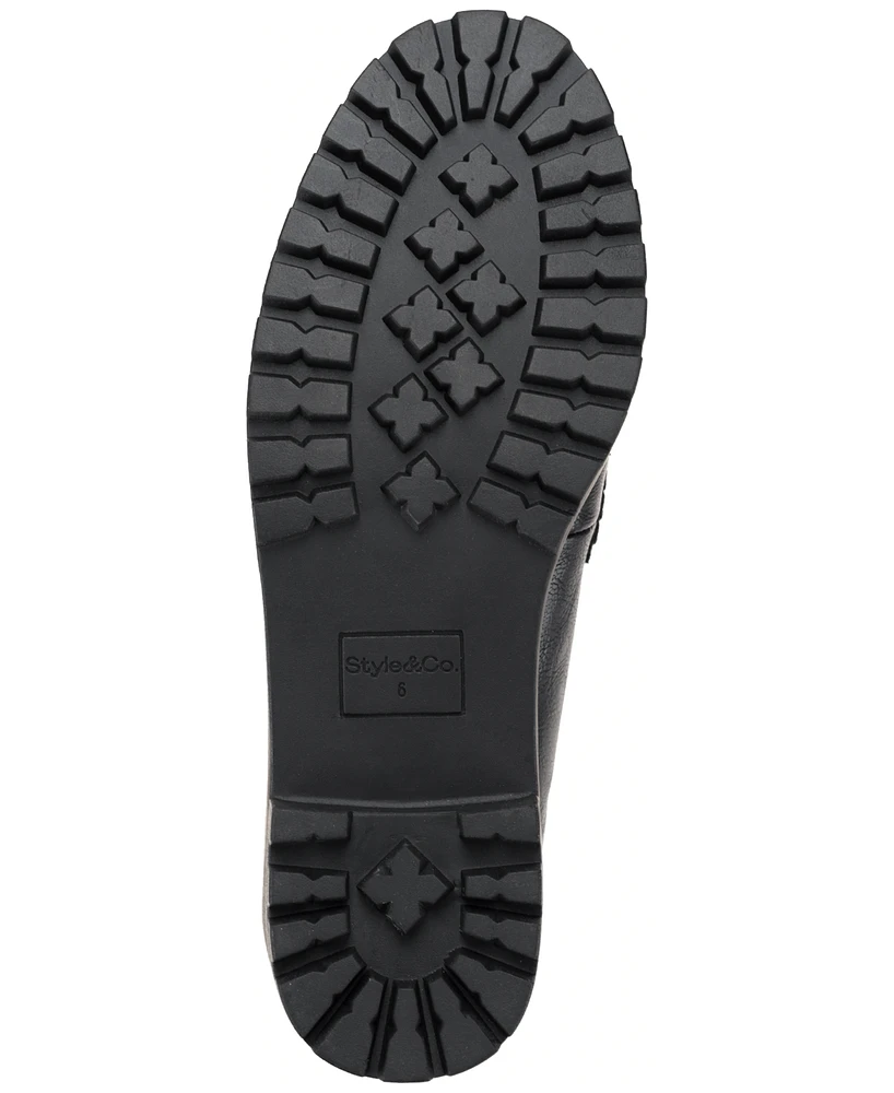 Style & Co Women's Wandaa Slip-On Lug Loafer Flats, Created for Macy's