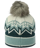 Hunter Women's Fair Isle Faux-Fur Pom-Pom Beanie