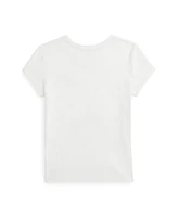 Polo Ralph Lauren Big Girls Campus-Graphic Cotton Jersey Tee