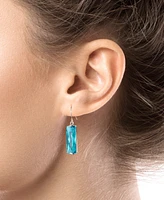 Giani Bernini Crystal Rectangle Drop Earrings in Sterling Silver, Created for Macy's