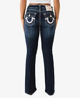 True Religion Women's Becca Bootcut Super T Flap Jean