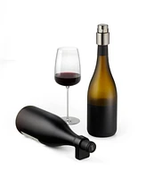 Rabbit Wine Bottle Stopper And Stand, Stainless Steel