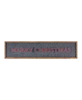 Slickblue Ornate Metal Merry Christmas Sign For Holiday Decor