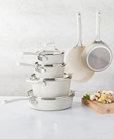 Martha Stewart Collection Heathland Premium Non-Stick Aluminum Induction 10-Pc. Cookware Set, Exclusively at Macy's