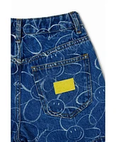 Desigual Girls s Smiley Originals denim shorts