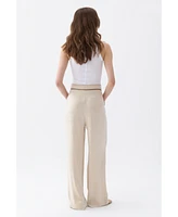 Nocturne Women's Pleated Palazzo Pants