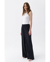 Nocturne Women's Loose Fit Wide Leg Pants