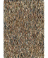 Orian Super Shag Multi Solid 5'3''x7'6 '' Area Rug