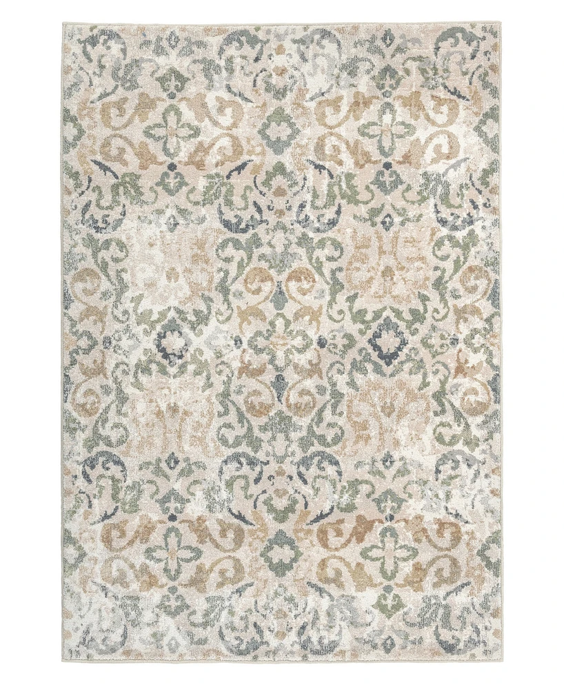 Orian Riverstone Mystic Garden 5'3"x7'6" Area Rug