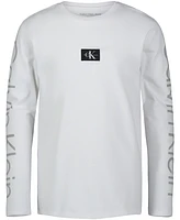 Calvin Klein Big Boys Sleeve Print Long Tee