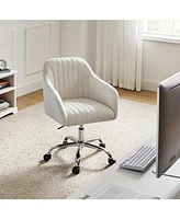 Modern 360-degree Swivel Velvet Task Office Chair