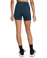 Nike Women's One High Crisscross Wrap-Waist Biker Shorts