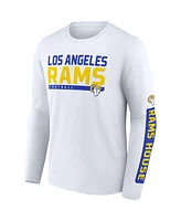 Fanatics Men's Royal/White Los Angeles Rams Two-Pack 2023 Schedule T-Shirt Combo Set