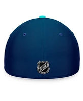 Fanatics Men's Deep Sea Blue Seattle Kraken 2024 Nhl Draft Flex Hat