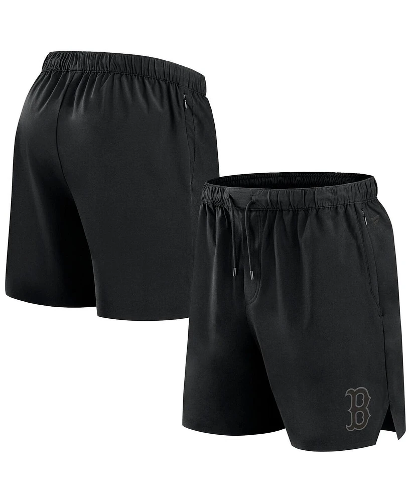 Fanatics Men's Black Boston Red Sox Front Office Woven Shorts