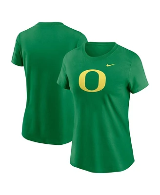 Nike Women's Green Oregon Ducks Primetime Evergreen Logo T-Shirt