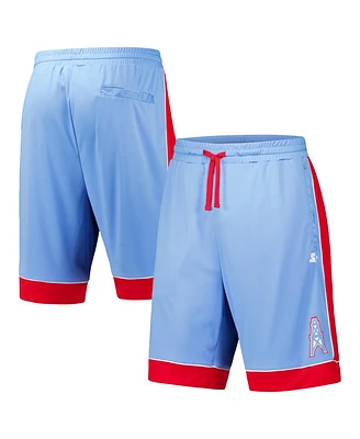 Starter Men's Light Blue/Red Houston Oilers vintage - like Fan Favorite Shorts