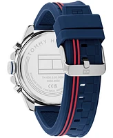 Tommy Hilfiger Men's Quartz Navy Silicone Watch 46mm