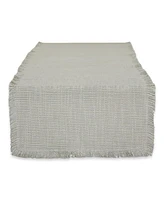 Design Imports Basket Fringe Table Runner, 14"x72 "