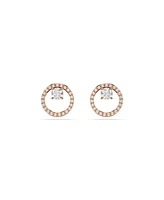 Swarovski Round Cut, White, Constella Stud Earrings