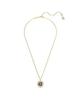 Swarovski Symbolica Pendant, Evil Eye, Small, Multicolored, Gold-Tone Plated Necklace