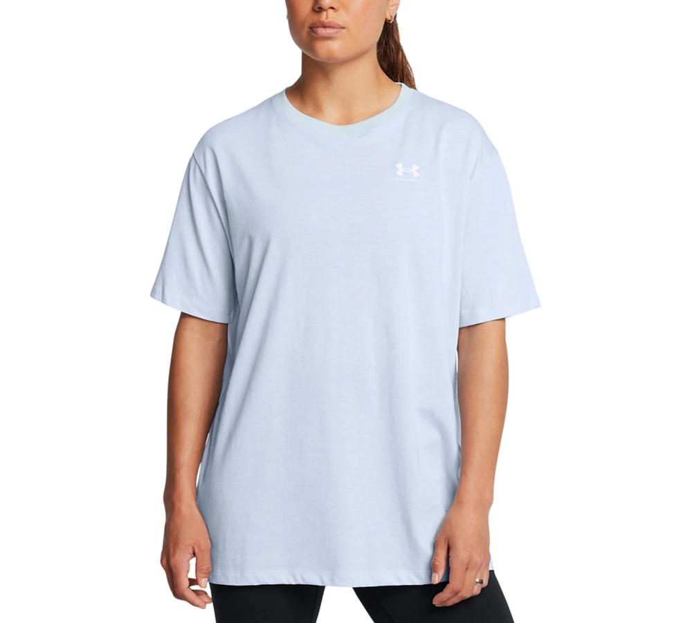 Under Armour Women's Bf Oversized Logo T-Shirt