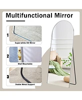 Streamdale Furniture Aluminum Alloy Vanity Mirror with Led Lighting and Anti-Fog Function