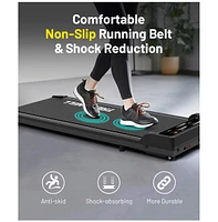 Redliro Walking Treadmill Under Desk Portable Walking Pad 265LBS 2.25HP for Home Office, Black