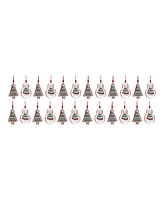 Slickblue Metal Cookie Cutter Ornament (Set of 12)